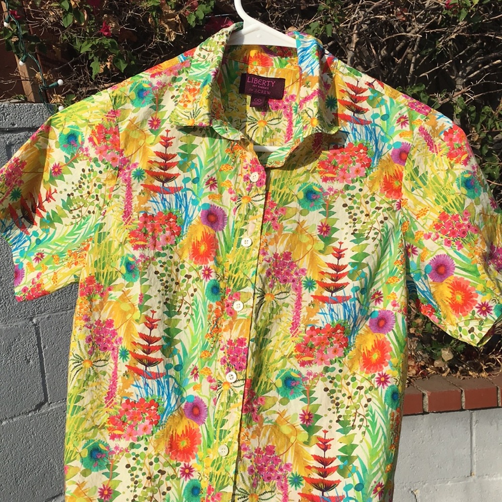 J. Crew x Liberty XS Button Down